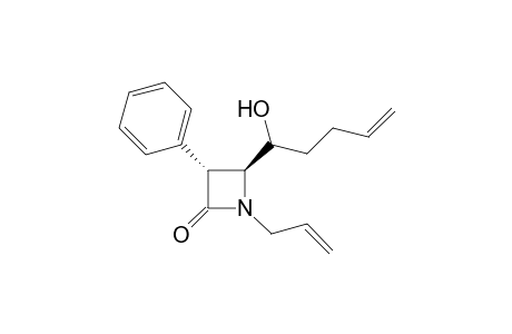 (3R,4S)-1-Allyl-4-(1-hydroxy-pent-4-enyl)-3-phenyl-azetidin-2-one