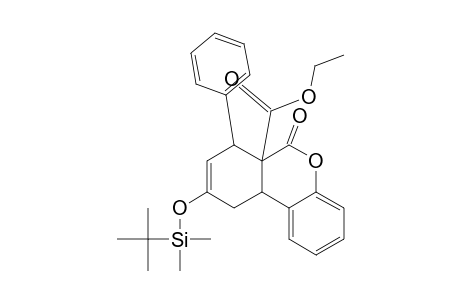 9-[(tert-Butyldimethylsilyl)oxy]-6a-(ethoxycarbonyl)-7-phenyl-6a,7,10,10a-tetrahydro-6H-dibenzo[b,d]pyran-6-one