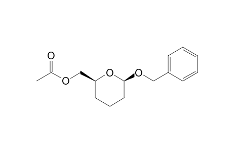 Benzyl 6-O-acetyl-2,3,4-trideoxy-.alpha.-D-glycero-hexopyranoside
