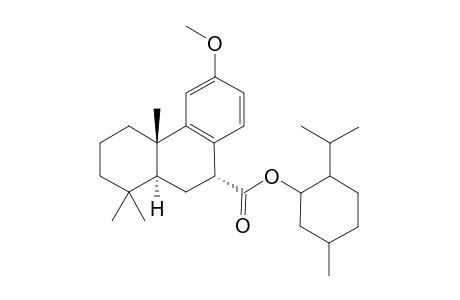 Menthyl [4a(S),10a(S)]-1,2,3,4,4a,9,10,10a-octahydro-6-methoxy-1,1,4a-triimethylphenanthrene-9-carboxylate