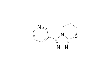 5H-[1,2,4]triazolo[3,4-b][1,3]thiazine, 6,7-dihydro-3-(3-pyridinyl)-