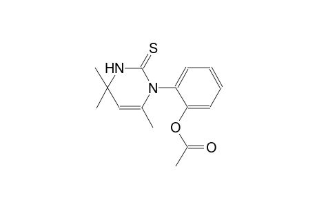 2-(4,4,6-trimethyl-2-thioxo-3,4-dihydro-1(2H)-pyrimidinyl)phenyl acetate