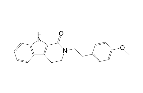 2-[2-(4-Methoxyphenyl)ethyl]-2,3,4,9-tetrahydropyrido[3,4-b]indol-1-one