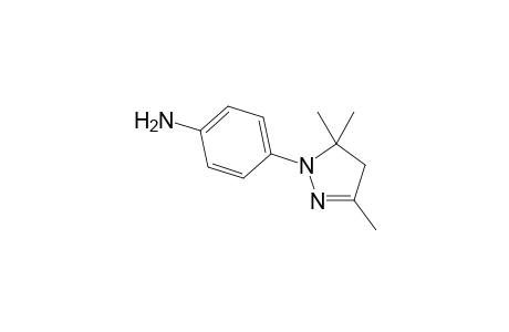 Benzenamine, 4-(4,5-dihydro-3,5,5-trimethyl-1H-pyrazol-1-yl)-