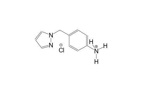 4-(1H-pyrazol-1-ylmethyl)benzenaminium chloride