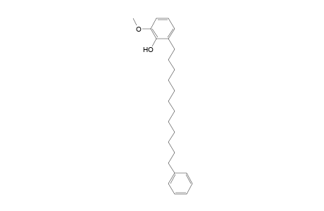 1-(2-Hydroxy-3-methoxyphenyl)-12-phenyldodecane