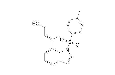 3-[N-(p-Tolylsulfonyl)indol-7'-yl]-but-2-en-1-ol
