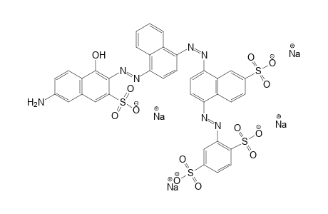 1,4-Benzenedisulfonic acid, 2-[[4-[[4-[(6-amino-1-hydroxy-3-sulfo-2-naphthalenyl)azo]-1-naphthalenyl]azo]-6-sulfo-1-naphthalenyl]azo]-, tetrasodium salt