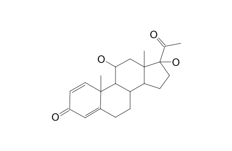 11b,17a-Dihydroxy-1,4-pregnadiene-3,20-dione