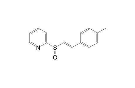 (E)-2-(4-methylstyrylsulfinyl)pyridine