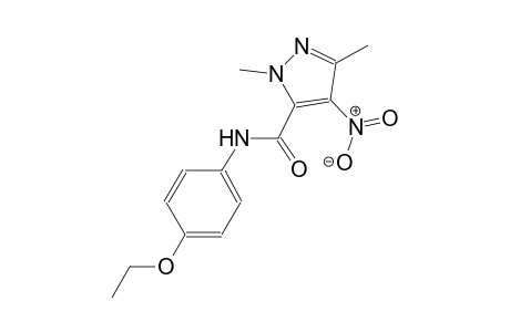 N-(4-ethoxyphenyl)-1,3-dimethyl-4-nitro-1H-pyrazole-5-carboxamide