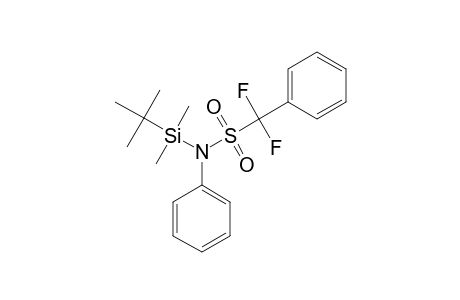 N-PHENYL-N-(DIMETHYL-TERT.-BUTYLSILYL)-1,1-DIFLUORO-1-PHENYLMETHANESULFONAMIDE