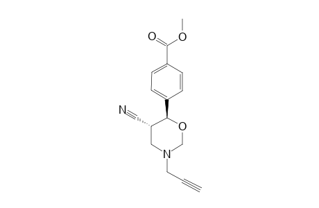 (TRANS)-5-CYANO-6-(4-METHOXYCARBONYLPHENYL)-3-PROPARGYLTETRAHYDRO-2H-1,3-OXAZINE