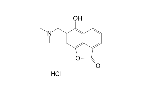 5-Hydroxy-6-dimethylaminomethylnaphthalene-1,8-carbolacetone hydrochloride