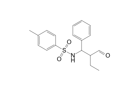 3-(N-Tosylamino)-3-phenyl-2-ethylpropanal
