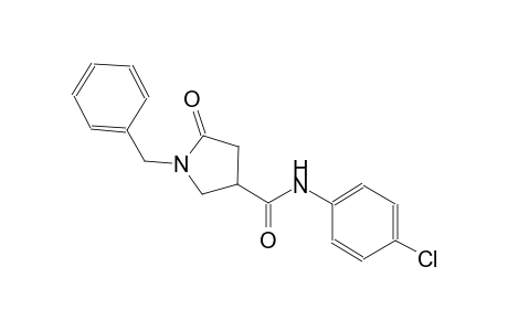 3-pyrrolidinecarboxamide, N-(4-chlorophenyl)-5-oxo-1-(phenylmethyl)-