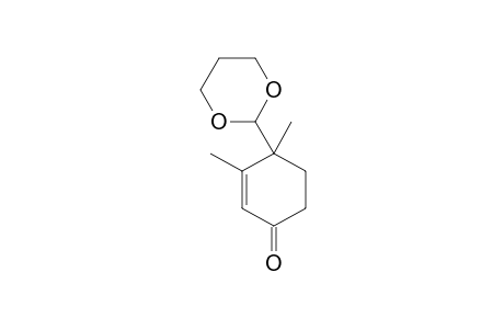 4-(1,3-Dioxan-2-yl)-3,4-dimethyl-2-cyclohexen-1-one