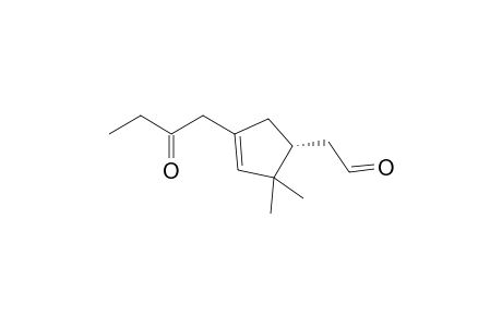 [(R)-2,2-Dimethyl-4-(2-oxo-butyl)-cyclopent-3-enyl]-acetaldehyde