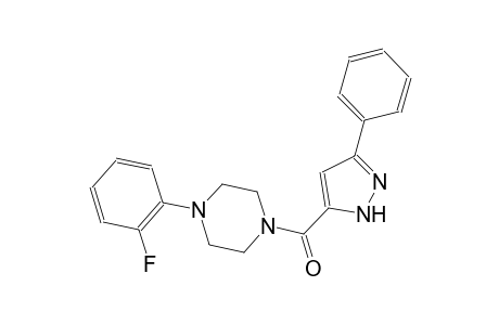 piperazine, 1-(2-fluorophenyl)-4-[(3-phenyl-1H-pyrazol-5-yl)carbonyl]-