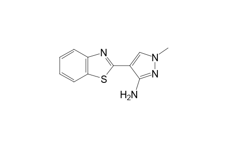 2-(3-amino-1-methylpyrazol-4-yl)benzothiazole