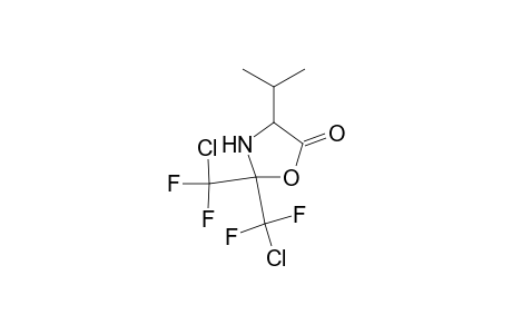 5-Oxazolidinone, 2,2-bis(chlorodifluoromethyl)-4-(1-methylethyl)-