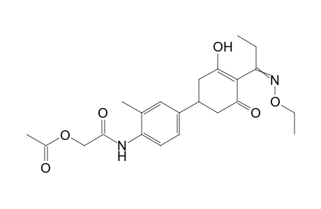 Acetamide, 2-(acetyloxy)-N-[4-[4-[1-(ethoxyimino)propyl]-3-hydroxy-5-oxo-3-cyclohexen-1-yl]-2-methylphenyl]-