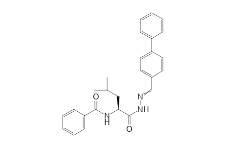 (S)-N'-(p-Biphenyl)-2-benzamido-4-methylpentanehydrazide