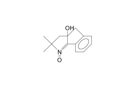 3a-Hydroxy-2,2-dimethyl-2,3,3a,4-tetrahydro-indeno(1,2-B)pyrrole 1-oxide