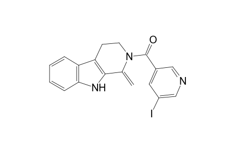 2-Methylene-N-[3'-iodo-pyridin-5'-yl)carbonyl]piperidino[3,4-b]indole