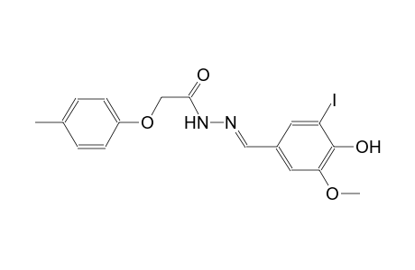 N'-[(E)-(4-hydroxy-3-iodo-5-methoxyphenyl)methylidene]-2-(4-methylphenoxy)acetohydrazide