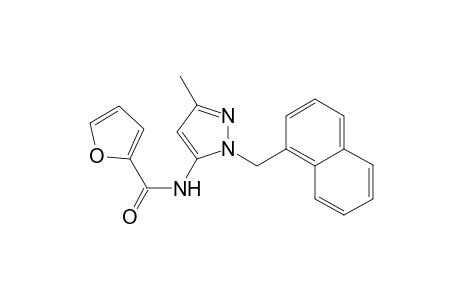 Furan-2-carboxylic acid, (5-methyl-2-naphthalen-1-ylmethyl-2H-pyrazol-3-yl)amide
