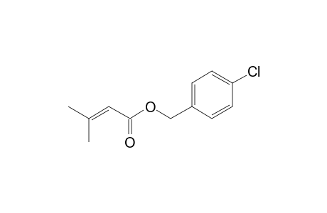 3-Methyl-2-butenoic acid, 4-chlorobenzyl ester