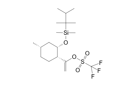 1-[(1R,2S,4S)-2-[2,3-dimethylbutan-2-yl(dimethyl)silyl]oxy-4-methyl-cyclohexyl]ethenyl tris(fluoranyl)methanesulfonate