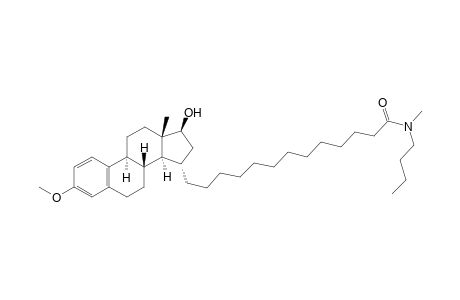 N-butyl,N-methyl-13-(3'-methoxy-17'.beta.-hydroxy-1',3',5'(10')-estratrien-15'(.alpha.,beta.)-yl)-tridecamide