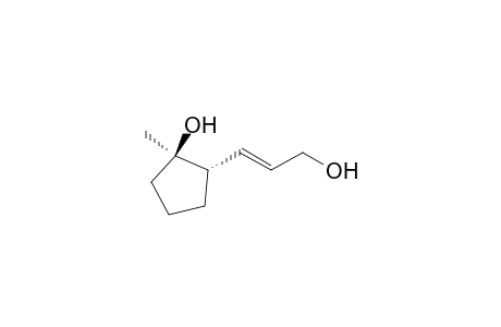 (1R,2S)-1-methyl-2-[(E)-3-oxidanylprop-1-enyl]cyclopentan-1-ol