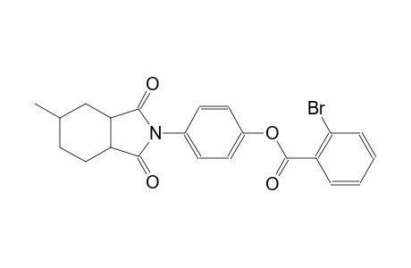4-(5-methyl-1,3-dioxooctahydro-2H-isoindol-2-yl)phenyl 2-bromobenzoate