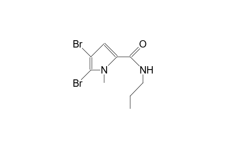 4,5-Dibromo-1-methyl-2-propylcarbamoyl-pyrrole