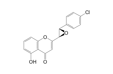 2-[(2R,3S)-3-(4-chlorophenyl)-2-oxiranyl]-5-hydroxy-1-benzopyran-4-one