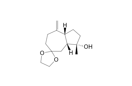 (3.alpha.,3a.beta.,8a.beta.)-octahydro-3-methyl-8-methylenespiro[azxulene-5(1H),2'-[1,3]dioxolan]-3-ol
