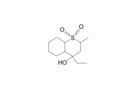 4-Ethyl-2-methyloctahydro-2H-thiochromen-4-ol 1,1-dioxide