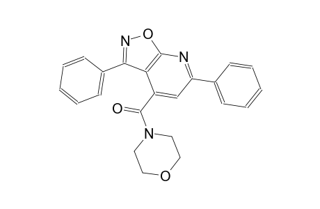isoxazolo[5,4-b]pyridine, 4-(4-morpholinylcarbonyl)-3,6-diphenyl-