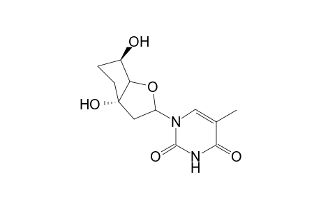 (3'S,5'R)-1-(2'-Deoxy-3',5'-ethano-.beta.-D-ribofuranosyl)-thymine