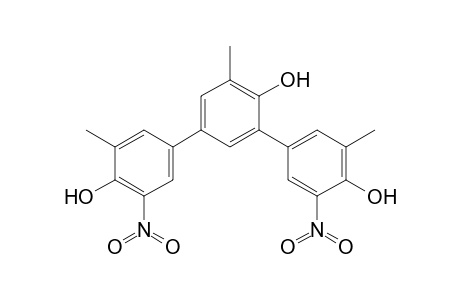 4,5',4"-Trimethyl-2,2"-dinitro-1-[1,1'.3',1"-terphenyl]-3,4',3"-triol