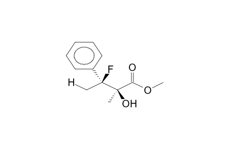 ERYTHRO-(METHYL 2-HYDROXY-2-METHYL-3-PHENYL-3-FLUOROBUTANOATE)
