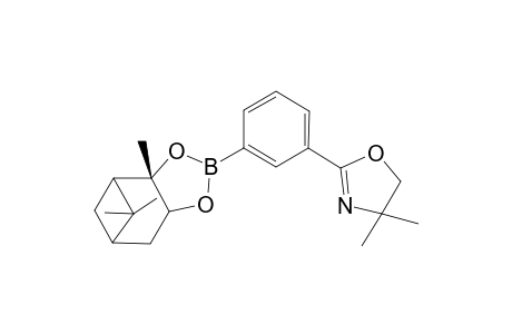 4,4-Dimethyl-2-[3-((S)-2,9,9-trimethyl-3,5-dioxa-4-bora-tricyclo[6.1.1.0*2,6*]dec-4-yl)-phenyl]-4,5-dihydro-oxazole