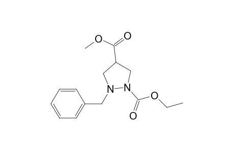 Ethyl 2-Benzyl-4-methoxycarbonyl-1-pyrazolidinecarboxylate