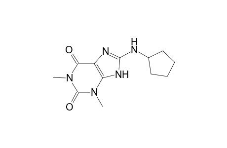 8-(cyclopentylamino)-1,3-dimethyl-7H-purine-2,6-dione