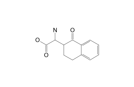 AMINO-(1-OXO-1,2,3,4-TETRAHYDRO-2-NAPHTHALENYL)-ACETIC-ACID