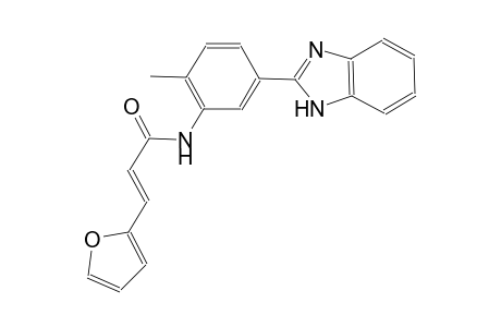 (2E)-N-[5-(1H-benzimidazol-2-yl)-2-methylphenyl]-3-(2-furyl)-2-propenamide