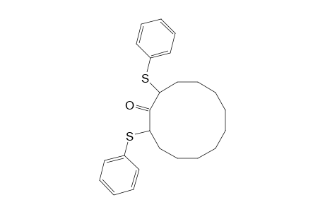 Cyclododecanone, 2,12-bis(phenylthio)-